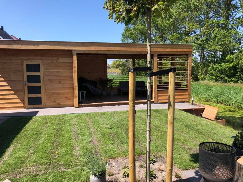 Veranda geplaatst door Meertuin